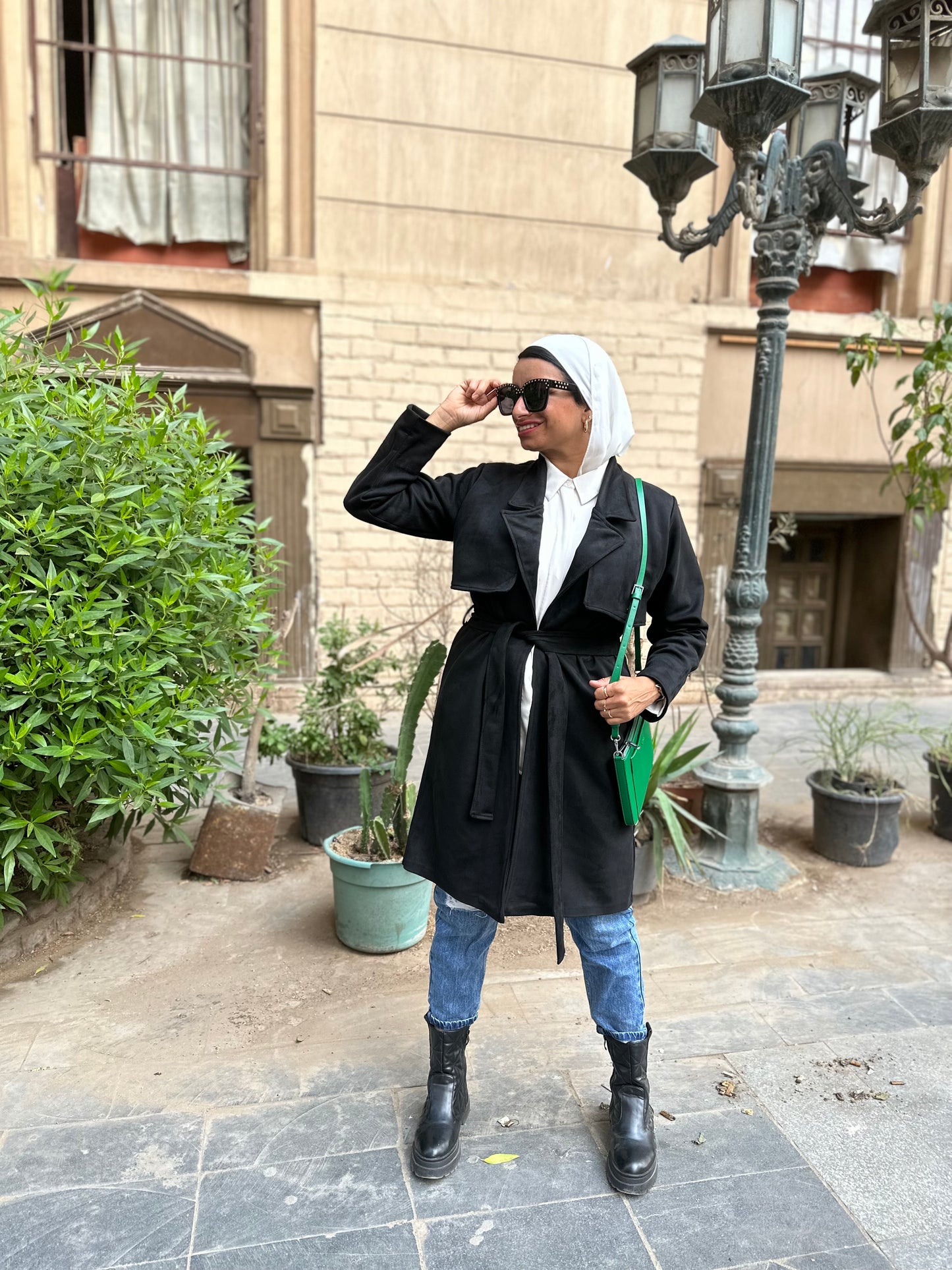 Suede coat