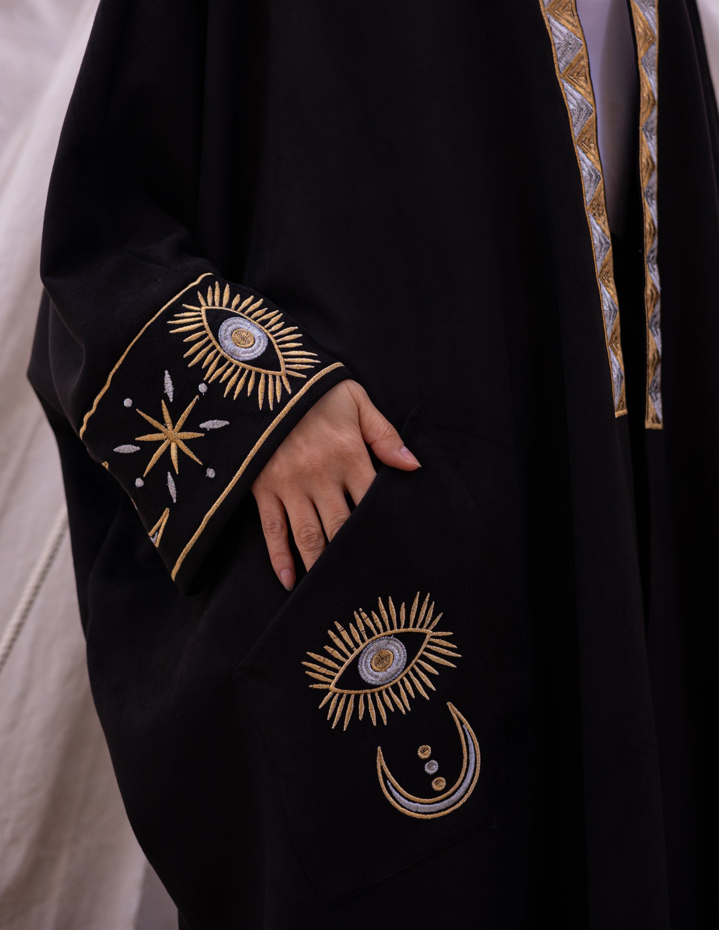 Shamwah embriodery kaftan