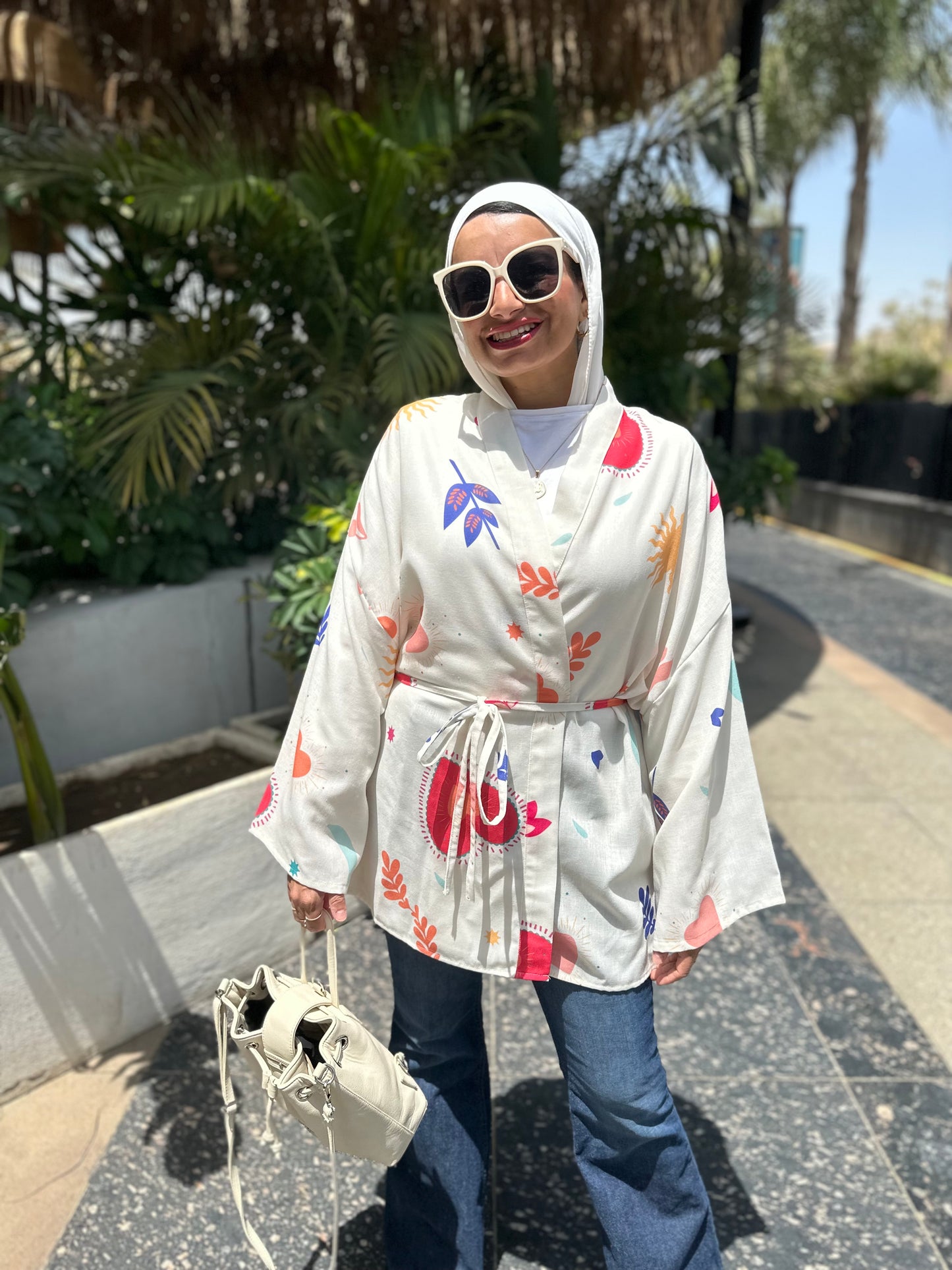 Linen kimono