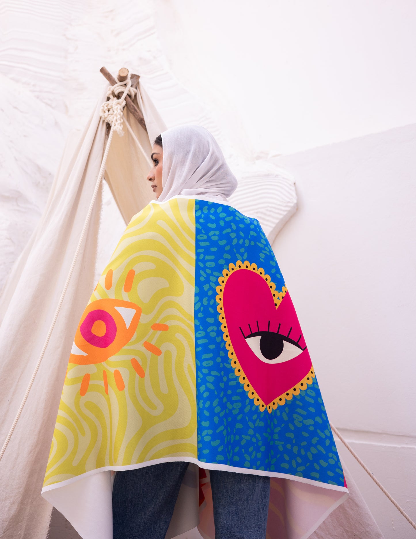 Pop up scarf