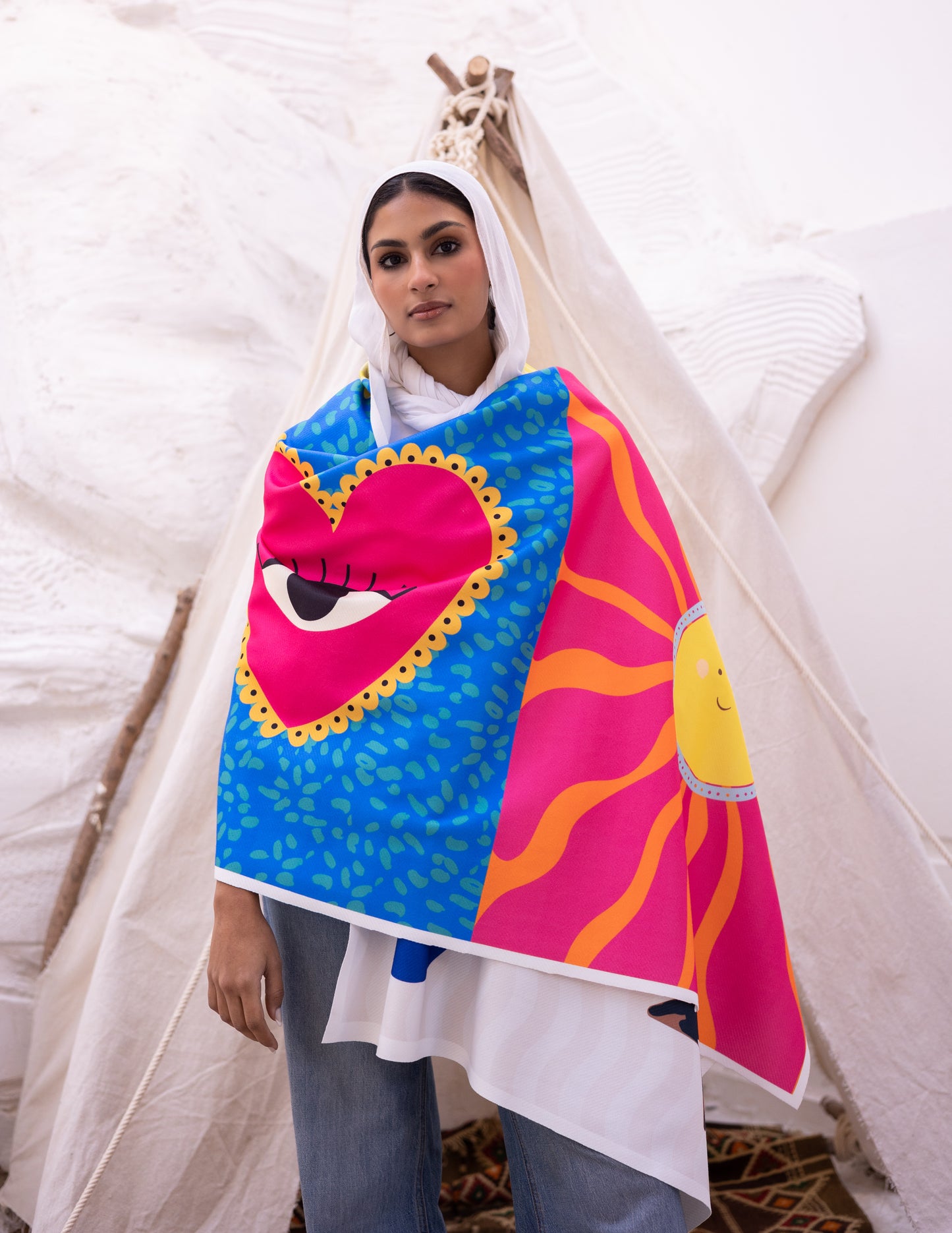 Pop up scarf