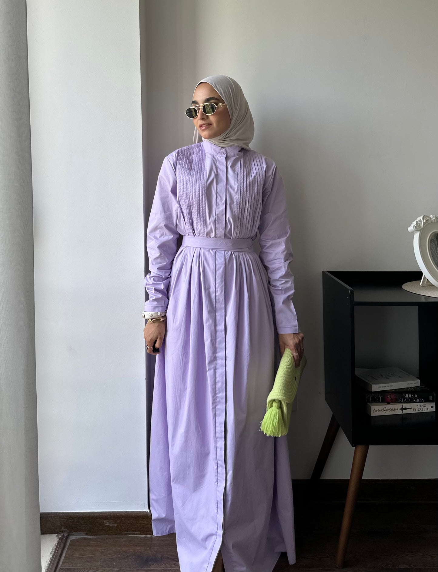 LUNA DRESS in lavender