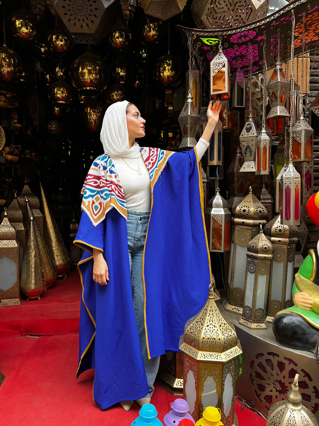 Layali Ramadan Kaftan in pistage