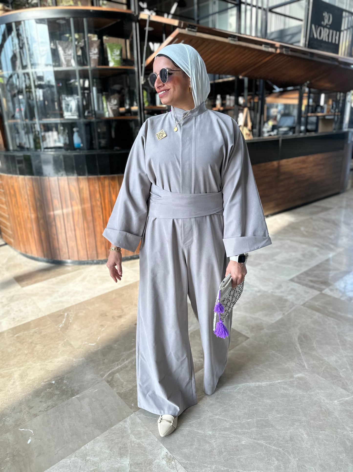 AURA JUMPSUIT (cafe color)