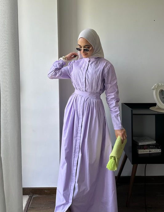 LUNA DRESS in lavender