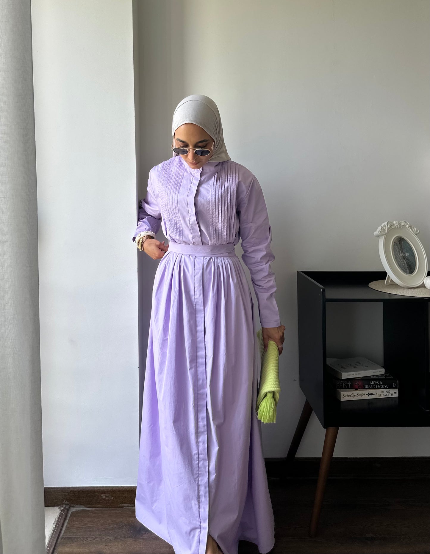 LUNA DRESS in lavender