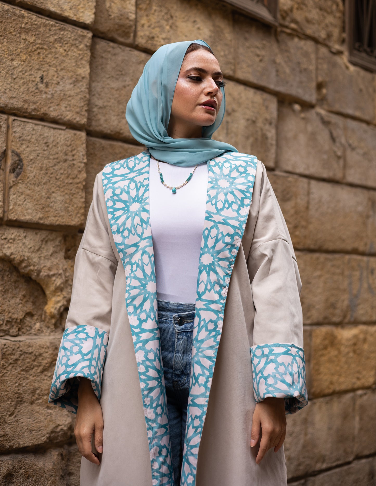 Double face kaftan