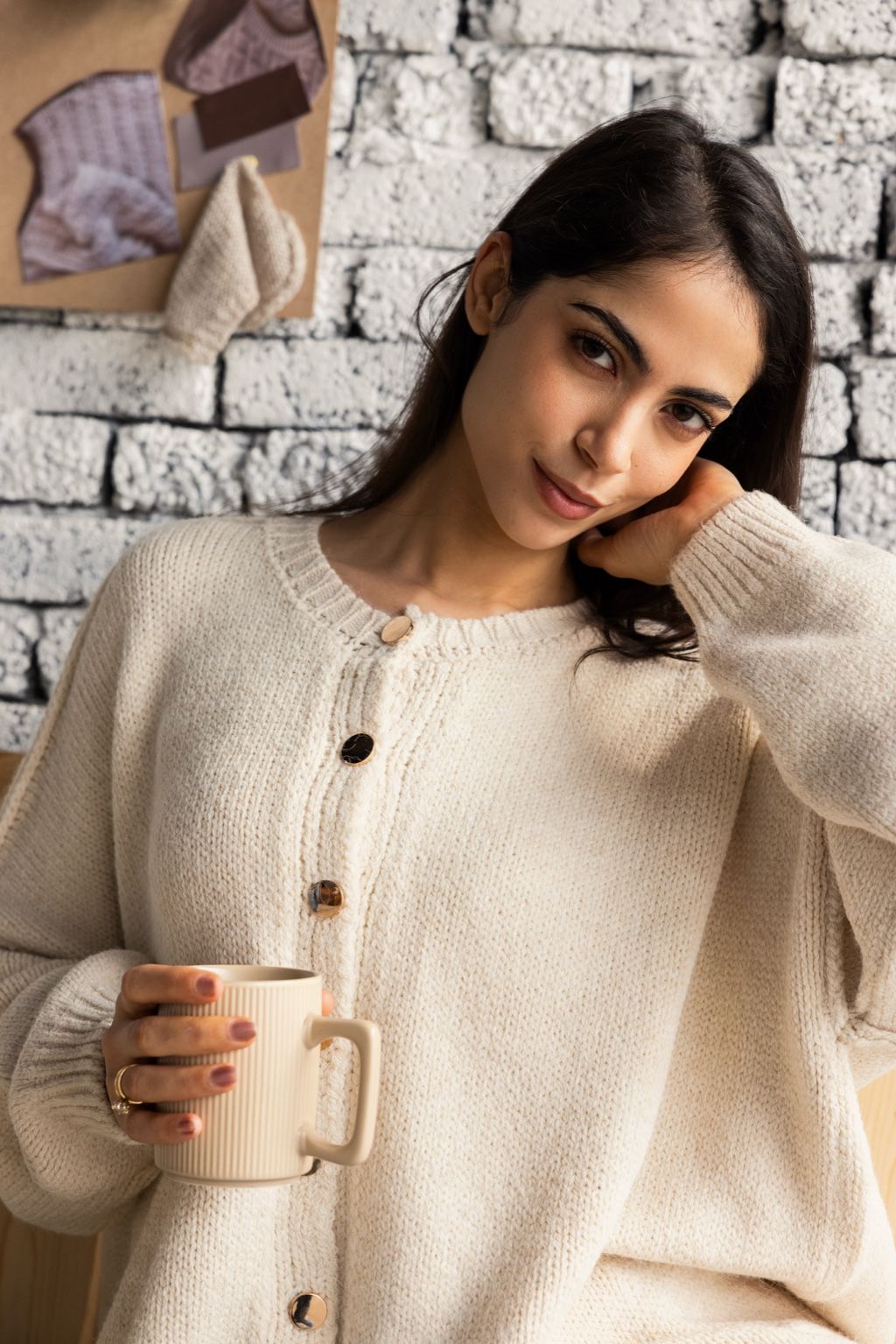 Cozy knit cardigan